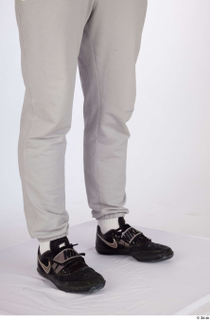 Darren black sneakers calf dressed grey jogger wweatpants sports 0008.jpg